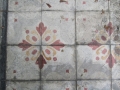 Sol en carreaux-ciment dans l'entrée