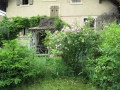 Vue sur la façade depuis le jardin