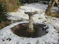 La fontaine en hiver